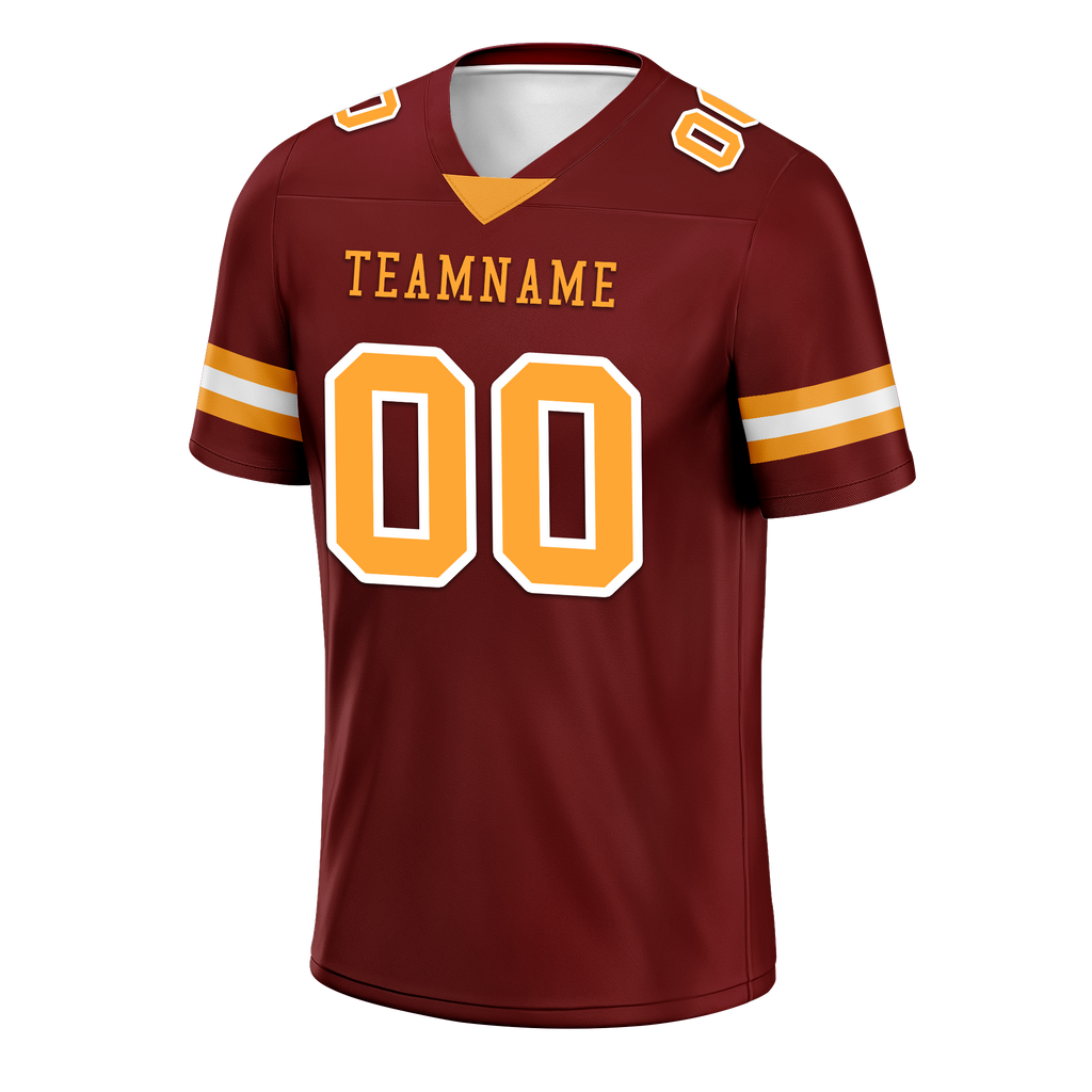 Custom Brown Classic Style Personalized Authentic Football Jersey FBJ02-bd0a70af