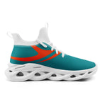 Custom Light Green Miami Football Jersey and Sports Shoes Combo Offer Personalized Combo ZH-D025008-25