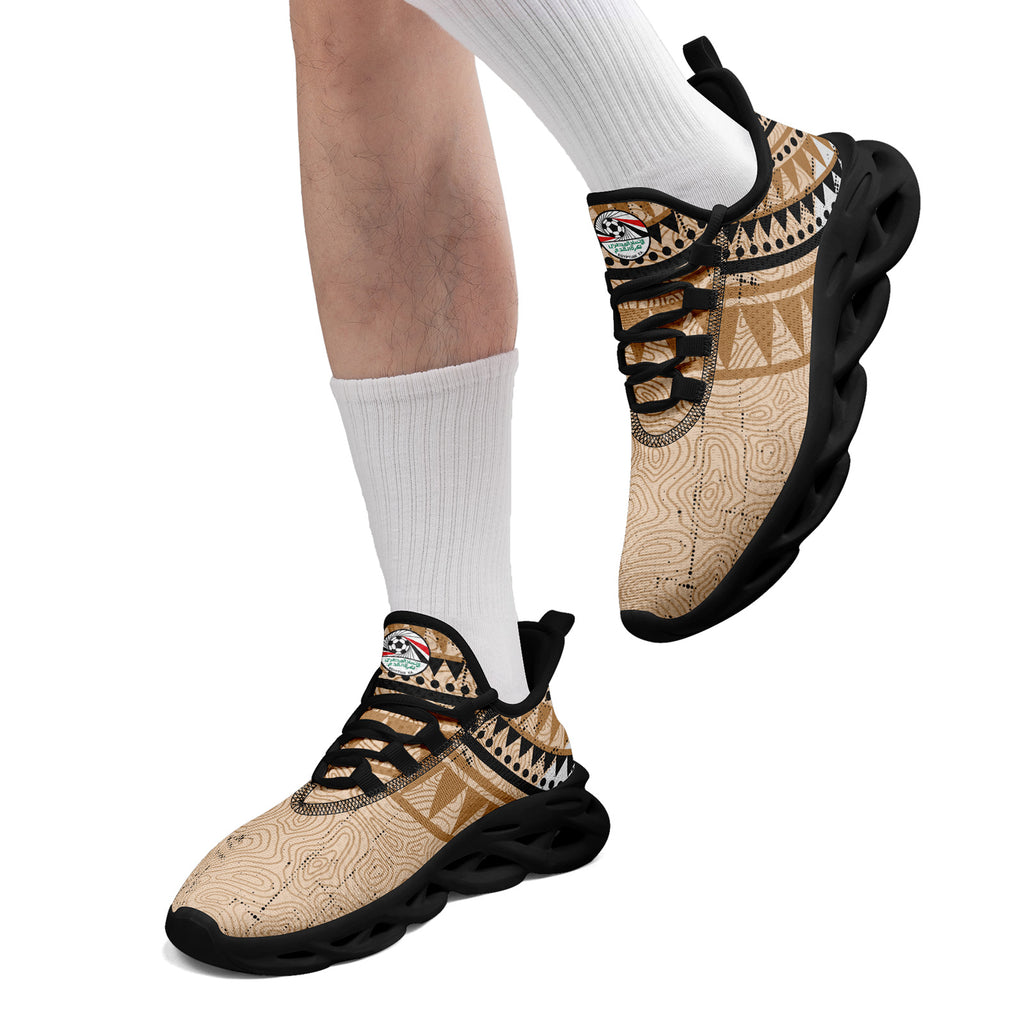 Custom Egypt 2026 World Cup Sneakers DIY Country Flag Running Shoes Lightweight Sport Shoes Gift for Football Fans Personalized Team Name and Logo FN003-F020041-5