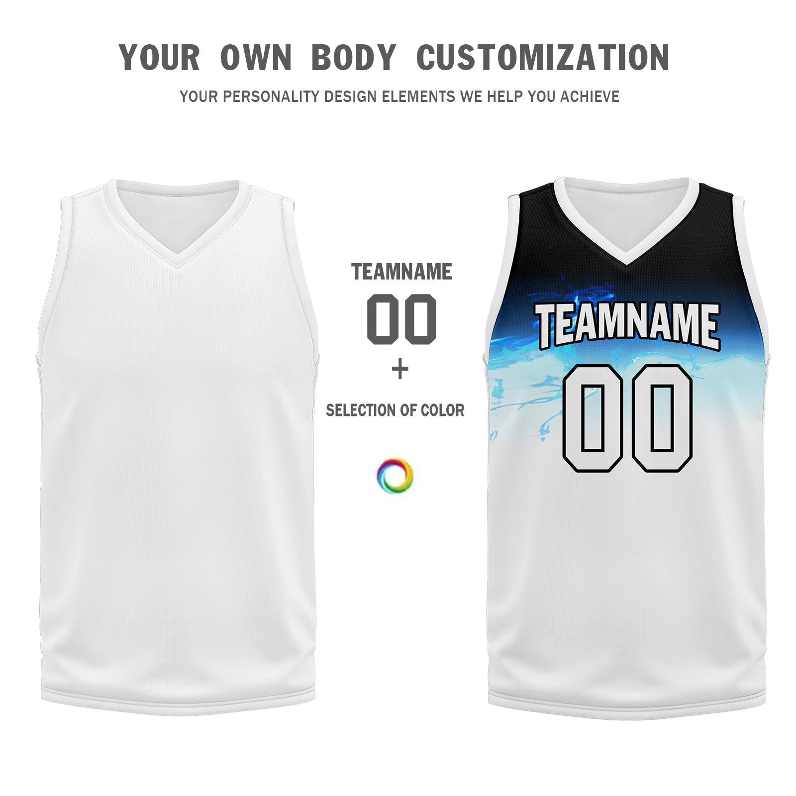 Custom White Blue City Edition Personalized Sports Uniform Authentic Basketball Jersey BBJ01-D06101-18