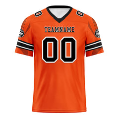 Custom Orange Cincinnati Personalized Authentic Football Jersey FBJ02-D025033-6