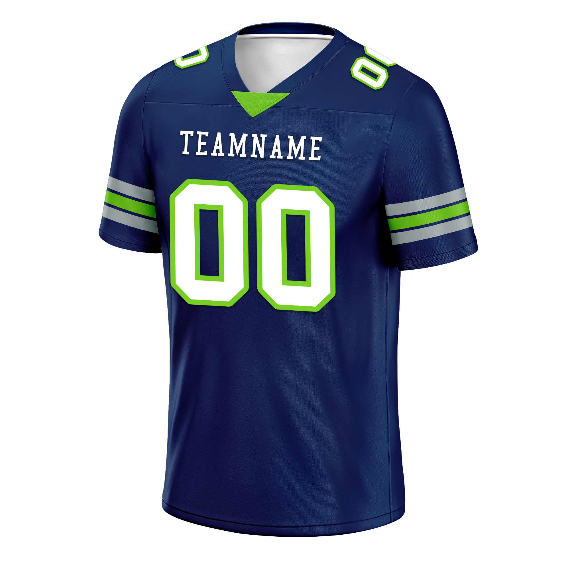 Custom Blue Classic Style Personalized Authentic Football Jersey FBJ02-bd0a70ad