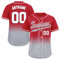 Custom Red Grey Fade Fashion Personalized Authentic Baseball Jersey BSBJ01-D0a70bb