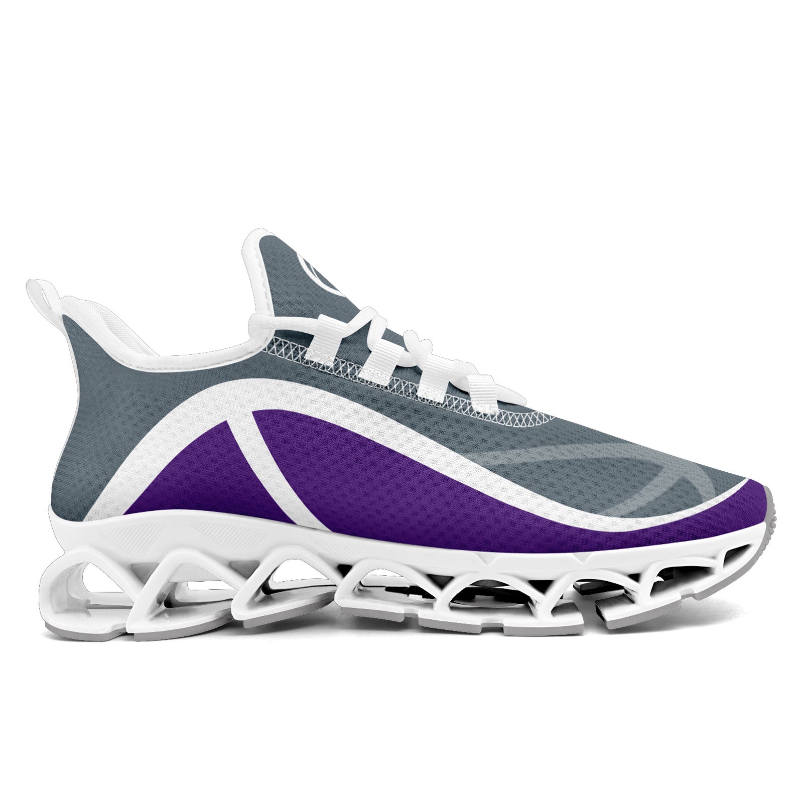 Custom Purple Gray Maxsoul Shoes Personalized Sneaker FN003XD-D020391-8