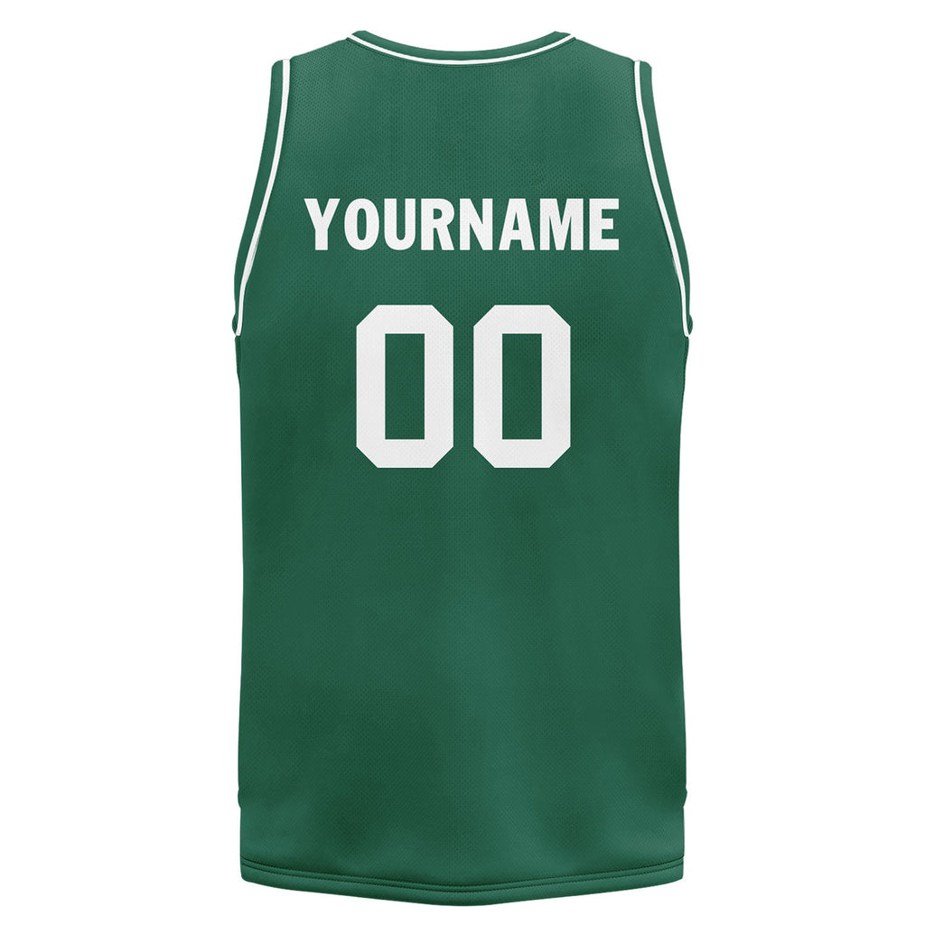 Custom Green Classic Style Sports Uniform Basketball Jersey BBJ01-D020105-22