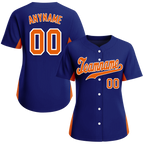 Custom Blue Classic Style Orange Personalized Authentic Baseball Jersey BSBJ01-bd0faba