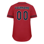 Custom Red Classic Style Black Personalized Authentic Baseball Jersey UN002-bd0b00d8-f