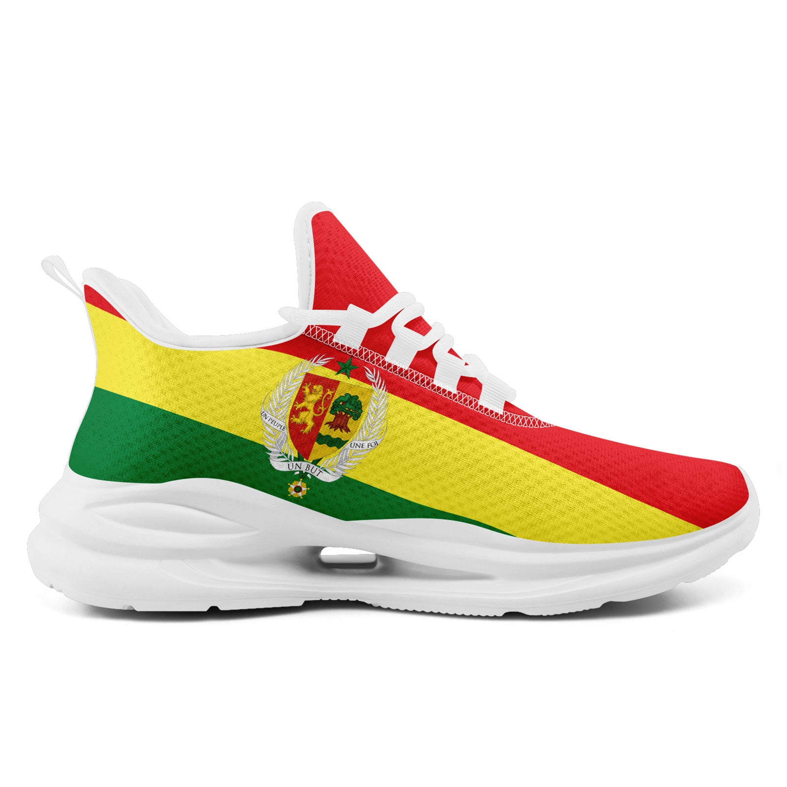 Custom Senegal 2026 World Cup Sneakers DIY Country Flag Running Shoes Lightweight Sport Shoes Gift for Football Fans Personalized Team Name and Logo FN079-F009079-1