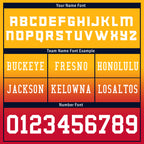 Custom Red Yellow Blue Fade Fashion Pittsburgh High-Performance American Football Jersey FBJ06-D020252-30