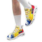 Custom Ecuador 2026 World Cup Sneakers DIY Country Flag Running Shoes Lightweight Sport Shoes Gift for Football Fans Personalized Team Name and Logo FN003-F009077-4