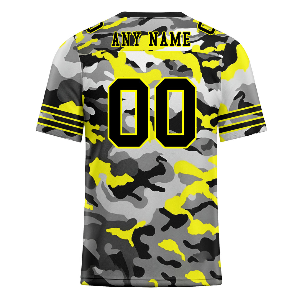 Custom Camo Personalized Authentic Football Jersey FBJ02-D06114
