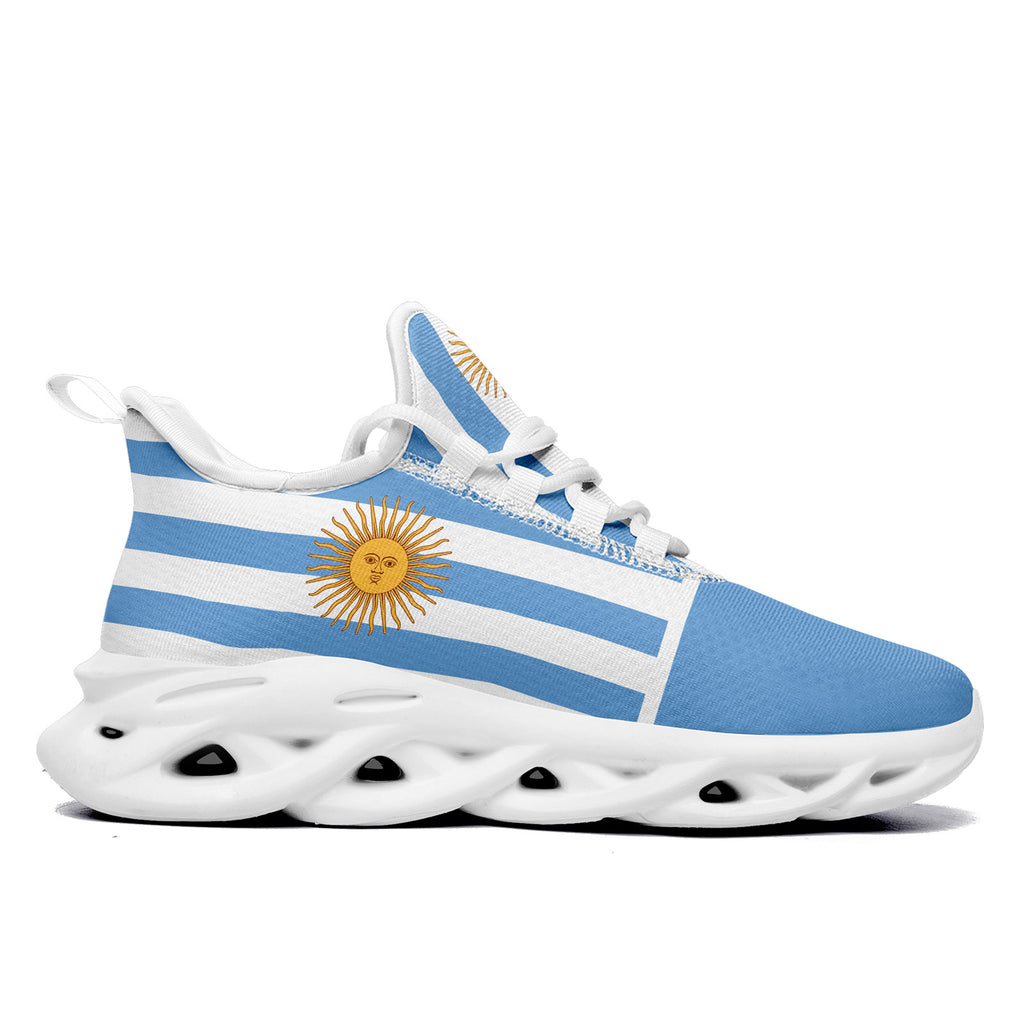 Custom 2026 World Cup Argentina Sneakers DIY Country Flag Running Shoes Lightweight Sport Shoes Gift for Football Fans Personalized Team Name and Logo FN027-F027044-2