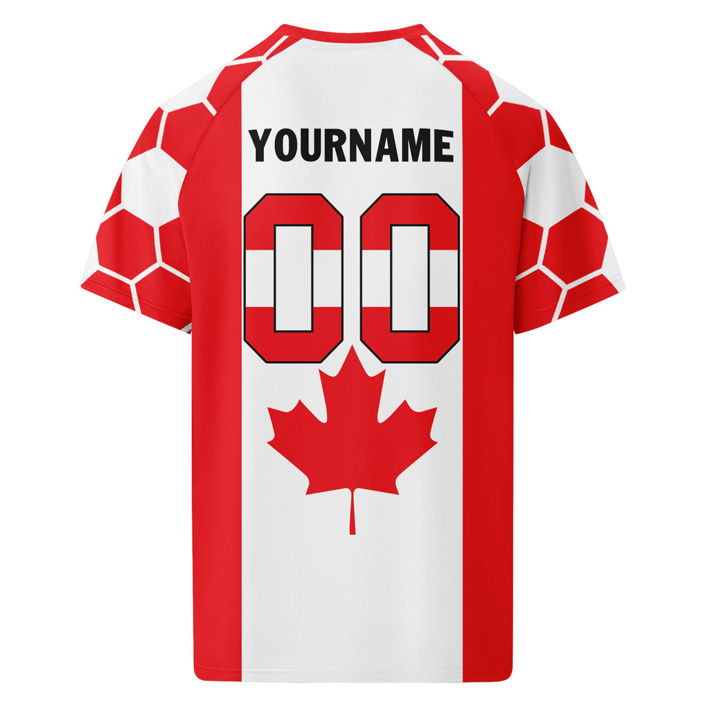 Custom Canada 2026 World Cup Football Shirt Customized Soccer Jersey for Fans Add Your Name & Number FZ190-F023094-2