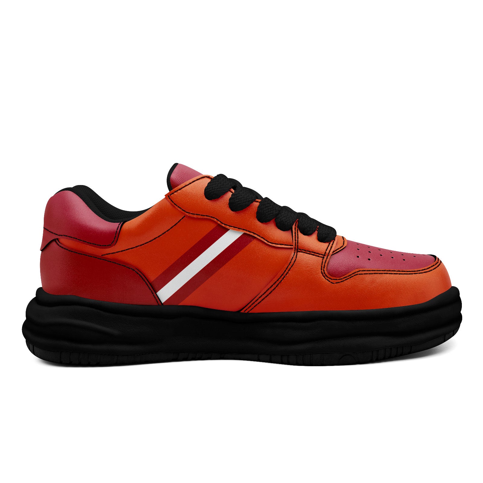 Custom Red Orange Tampa Bay Shoes Personalized Sneaker FN032-D020389-29