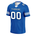 Custom Blue Classic Style Personalized Authentic Football Jersey FBJ02-bd0a700f