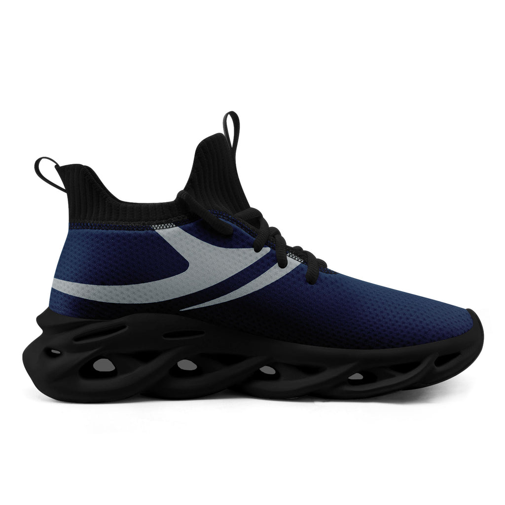 Custom Gray Seattle Football Jersey and Sports Shoes Combo Offer Personalized Combo ZH-D025008-27