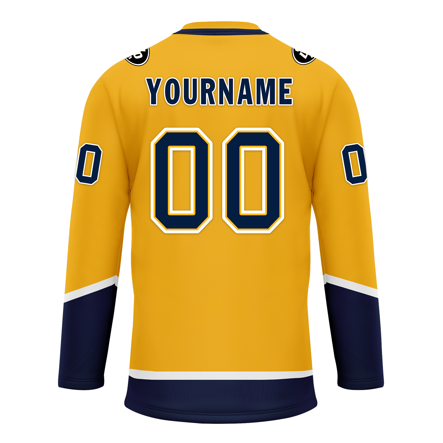 Custom Yellow Personalized Hockey Jersey HCKJ01-D0a70cb