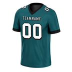 Custom Dark Green Black Philadelphia Personalized Authentic Football Jersey FBJ02-E0601-5