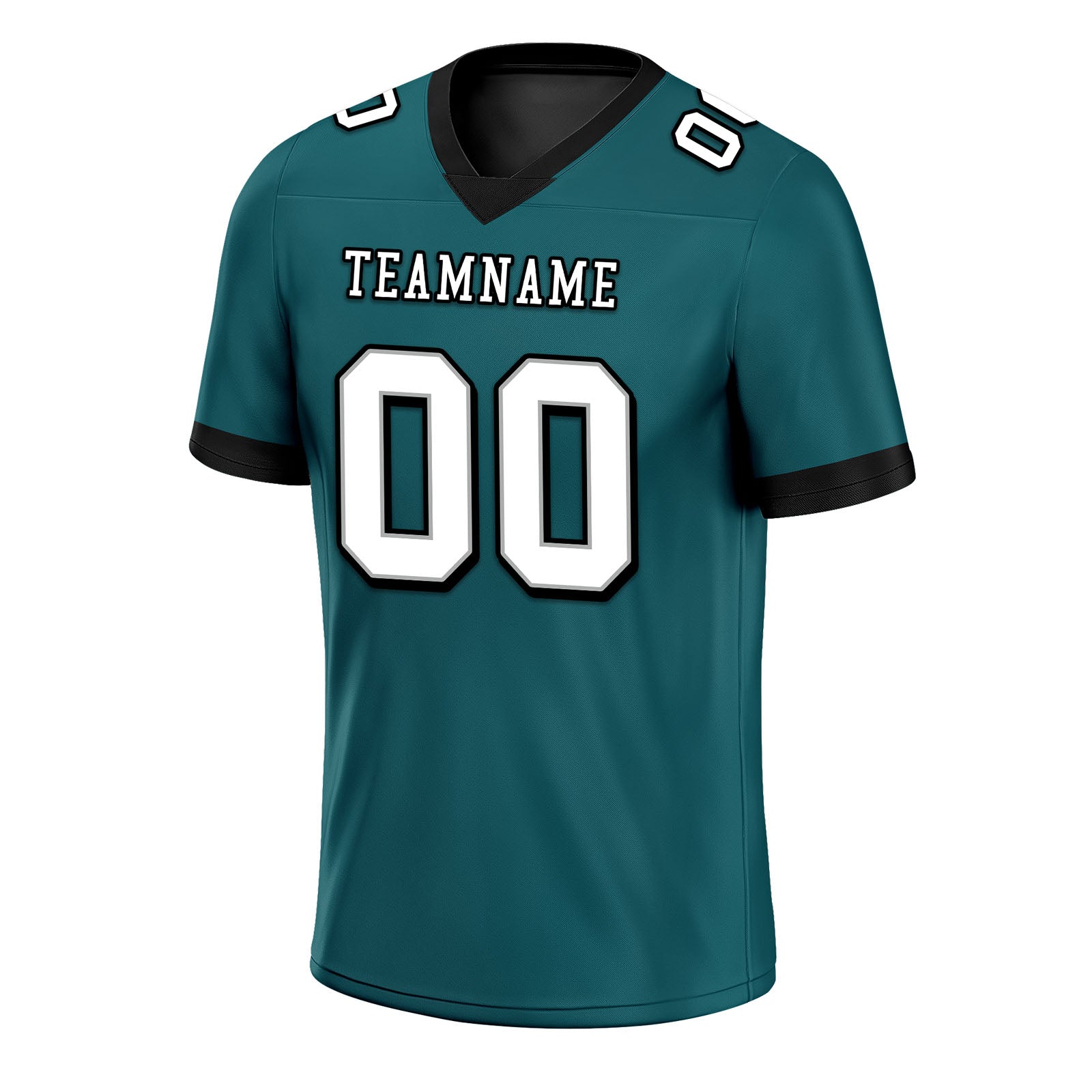Custom Dark Green Black Philadelphia Personalized Authentic Football Jersey FBJ02-E0601-5