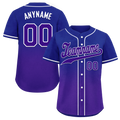 Custom Blue Purple Fade Fashion Personalized Authentic Baseball Jersey BSBJ01-D0a70ea