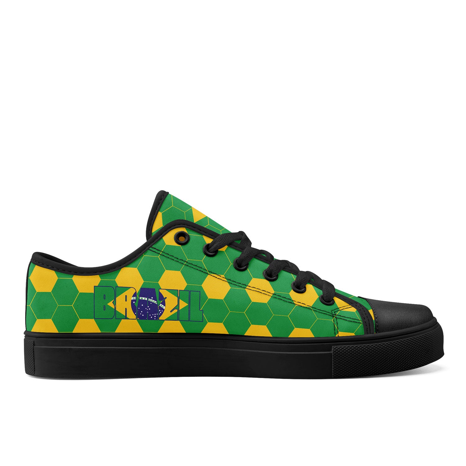 Custom 2026 World Cup Brazil Sneakers DIY Country Flag Running Shoes Lightweight Sport Shoes Gift for Football Fans Personalized Team Name and Logo FN027-F027054-5