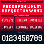 Custom Red Blue Fade Fashion Houston High-Performance American Football Jersey FBJ06-D020252-12