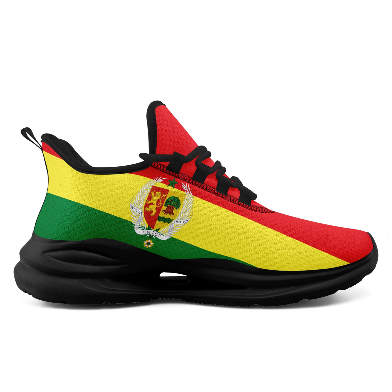 Custom Senegal 2026 World Cup Sneakers DIY Country Flag Running Shoes Lightweight Sport Shoes Gift for Football Fans Personalized Team Name and Logo FN079-F009079-1