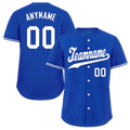 Custom Blue Classic Style White Personalized Authentic Baseball Jersey BSBJ01-bd0fa0e