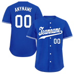 Custom Blue Classic Style White Personalized Authentic Baseball Jersey BSBJ01-bd0fa0e