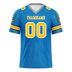 Custom Blue Los Angeles Football Jersey and Sports Shoes Combo Offer Personalized Combo ZH-D025008-24
