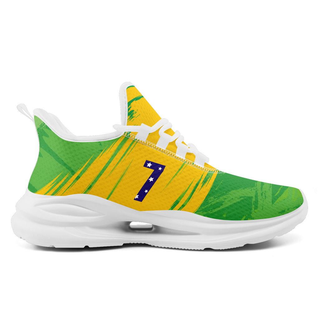 Custom 2026 World Cup Brazil Sneakers DIY Country Flag Running Shoes Lightweight Sport Shoes Gift for Football Fans Personalized Team Name and Logo FN079-F027080-3