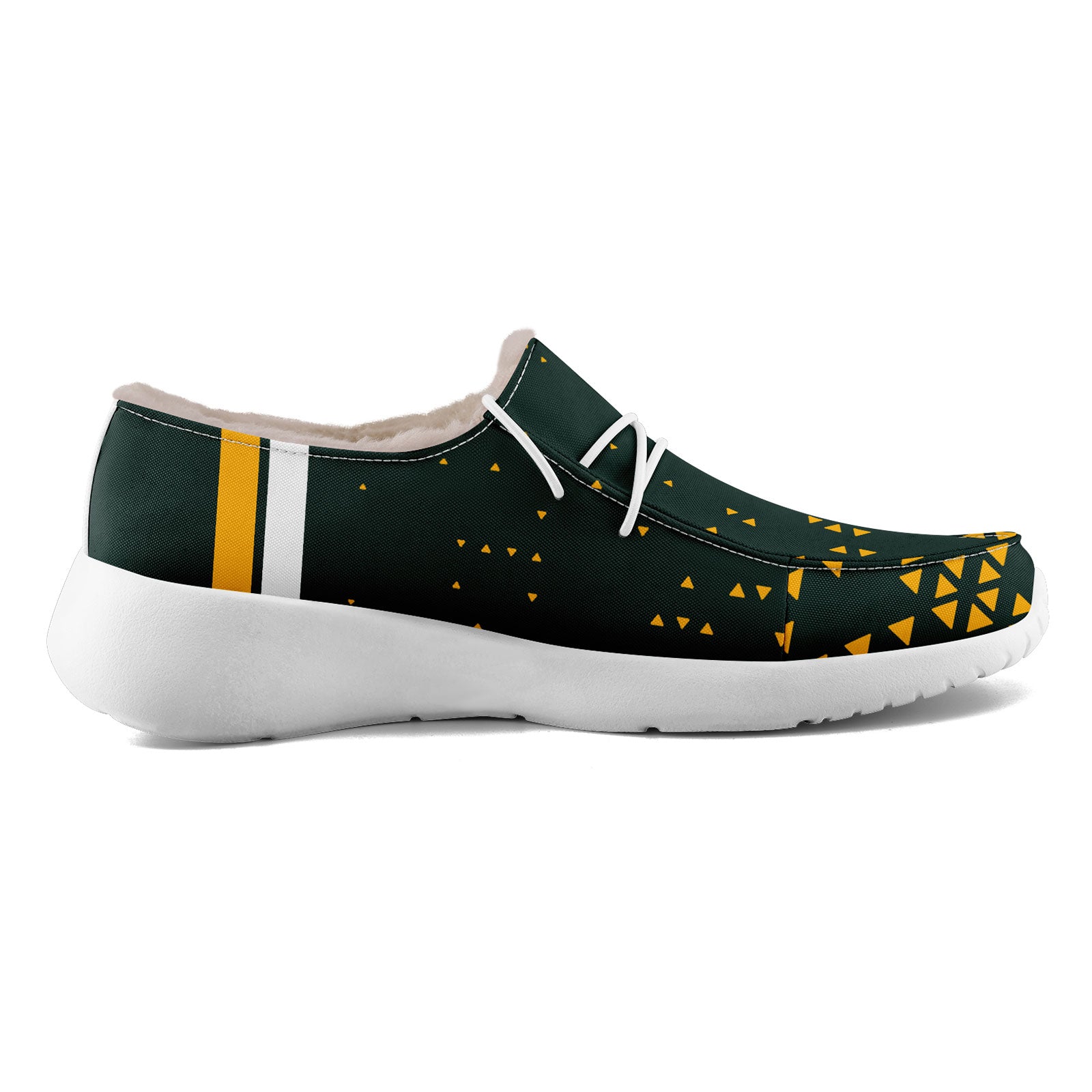 Custom Green Yellow Green Bay Shoes Personalized Sneaker FN042-D020279-13