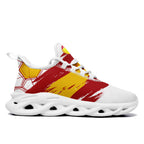 Custom 2026 World Cup Spain Sneakers DIY Country Flag Running Shoes Lightweight Sport Shoes Gift for Football Fans Personalized Team Name and Logo FN003-F023082-9