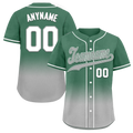 Custom Green Grey Fade Fashion Personalized Authentic Baseball Jersey BSBJ01-D0a70c9