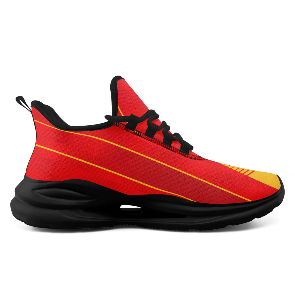 Custom Spain 2026 World Cup Sneakers DIY Country Flag Running Shoes Lightweight Sport Shoes Gift for Football Fans Personalized Team Name and Logo FN079-F020028-4
