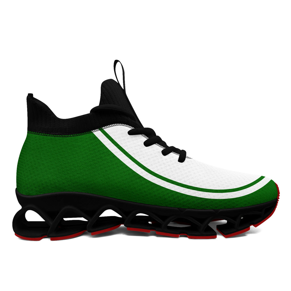 Custom Green White Maxsoul Shoes Personalized Sneaker FN030XD-D020388-20