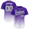 Custom Purple White Fade Fashion Personalized Authentic Baseball Jersey BSBJ01-D0a70eb