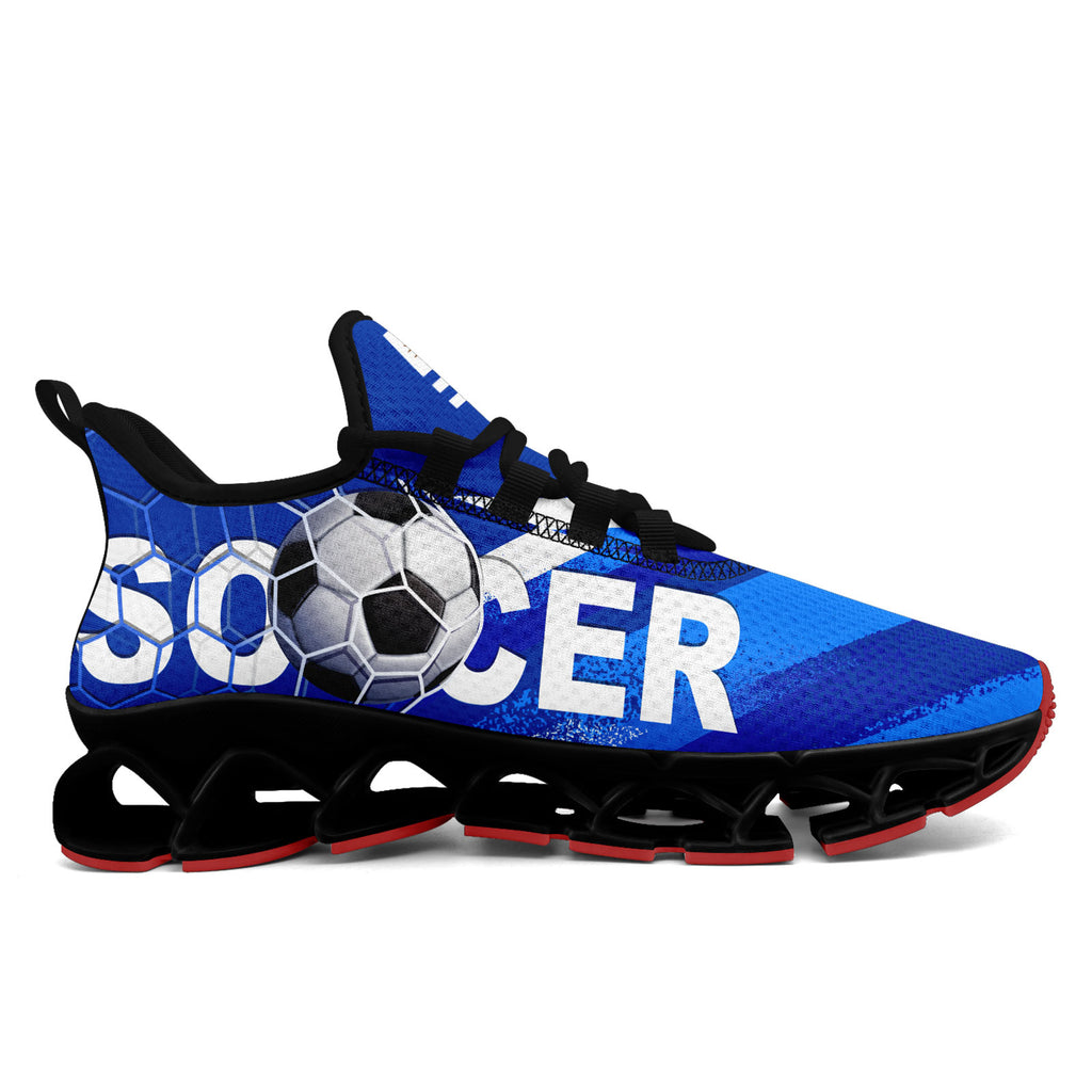 Custom Uruguay 2026 World Cup Sneakers DIY Country Flag Running Shoes Lightweight Sport Shoes Gift for Football Fans Personalized Team Name and Logo FN003XD-F009085-5