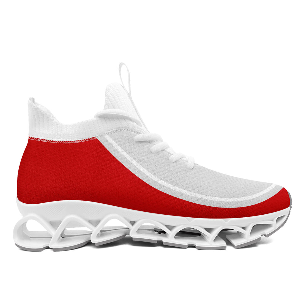 Custom Red Gray Maxsoul Shoes Personalized Sneaker FN030XD-D020388-21