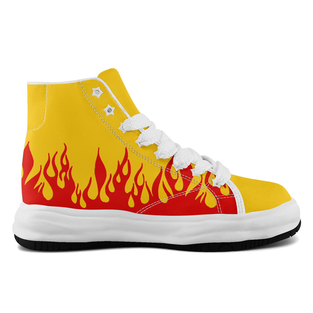 Custom Red Yellow Kansas City Football Jersey and Firesoul Sports Shoes Combo Offer Personalized Combo ZH-D020273-18