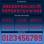 Custom Blue Red Fade Fashion Tennessee High-Performance American Football Jersey FBJ06-D020252-32