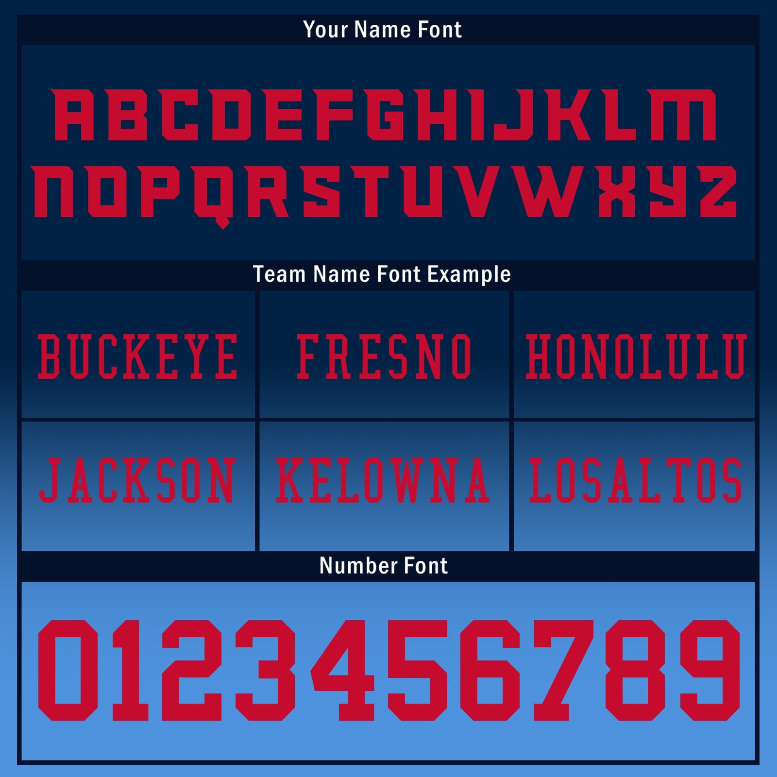 Custom Blue Red Fade Fashion Tennessee High-Performance American Football Jersey FBJ06-D020252-32