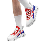 Custom Croatia 2026 World Cup Sneakers DIY Country Flag Running Shoes Lightweight Sport Shoes Gift for Football Fans Personalized Team Name and Logo FN003-F009104-4