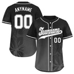 Custom Black Embroidered Baseball Jersey, 100% Polyester