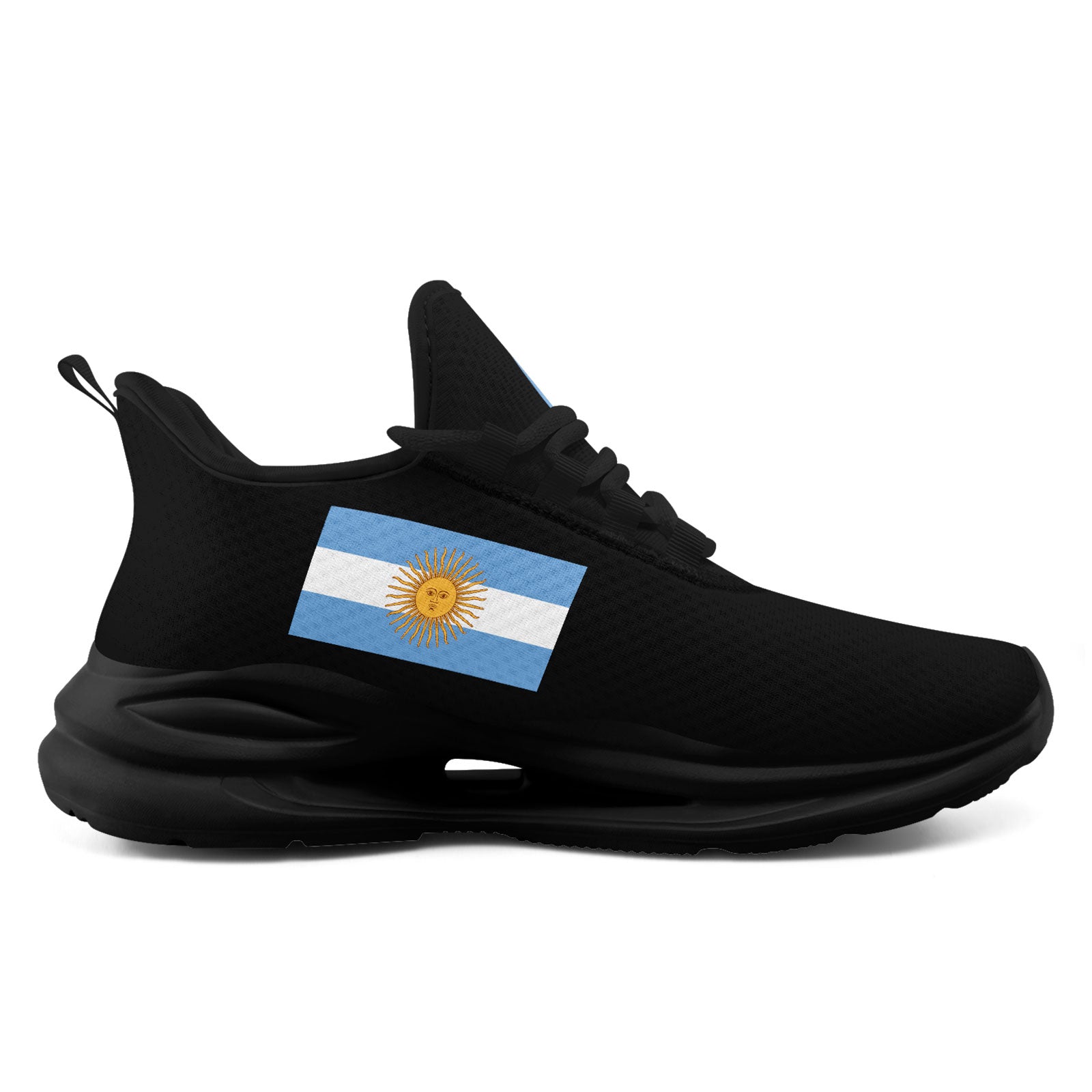 Custom 2026 World Cup Argentina Sneakers DIY Country Flag Running Shoes Lightweight Sport Shoes Gift for Football Fans Personalized Team Name and Logo FN079-F027048-4