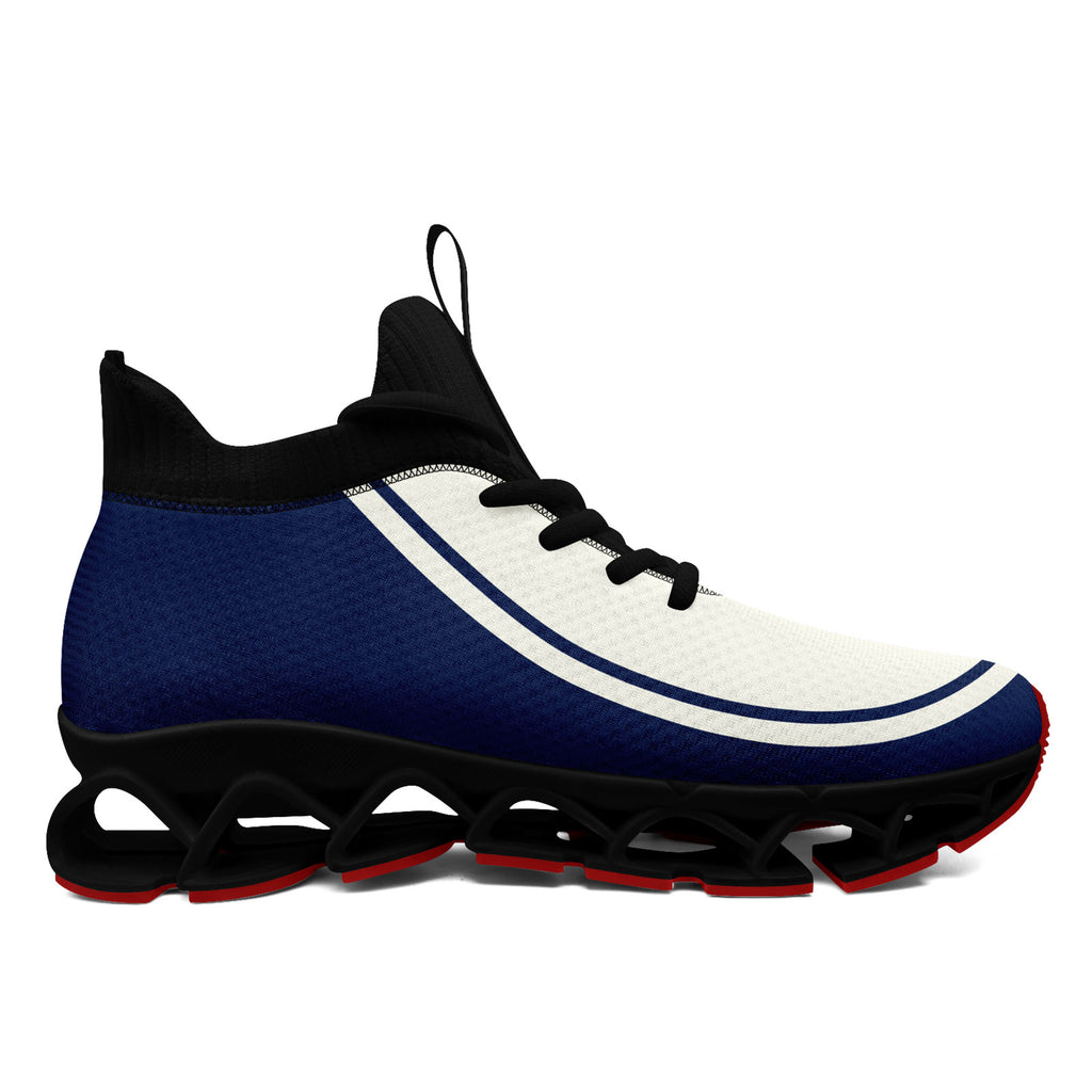 Custom Cream Navy Maxsoul Shoes Personalized Sneaker FN030XD-D020388-12