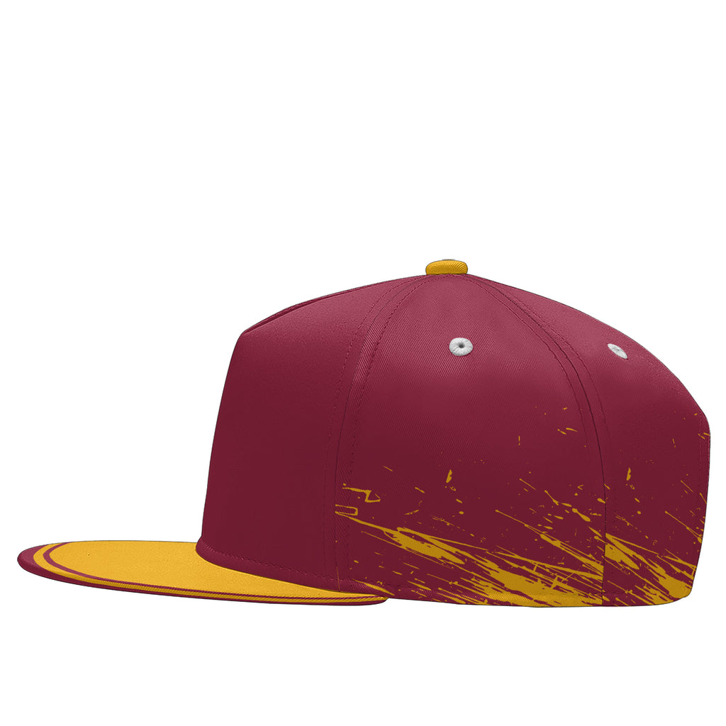 Custom Red Yellow Arizona MaxSoul Shoes and Hat Combo Offer Personalized Combo ZH-D020264-1