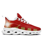 Custom Red Yellow San Francisco MaxSoul Shoes and Hat Combo Offer Personalized Combo ZH-D020264-25