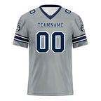 Custom Gray Seattle Football Jersey and Sports Shoes Combo Offer Personalized Combo ZH-D025008-27