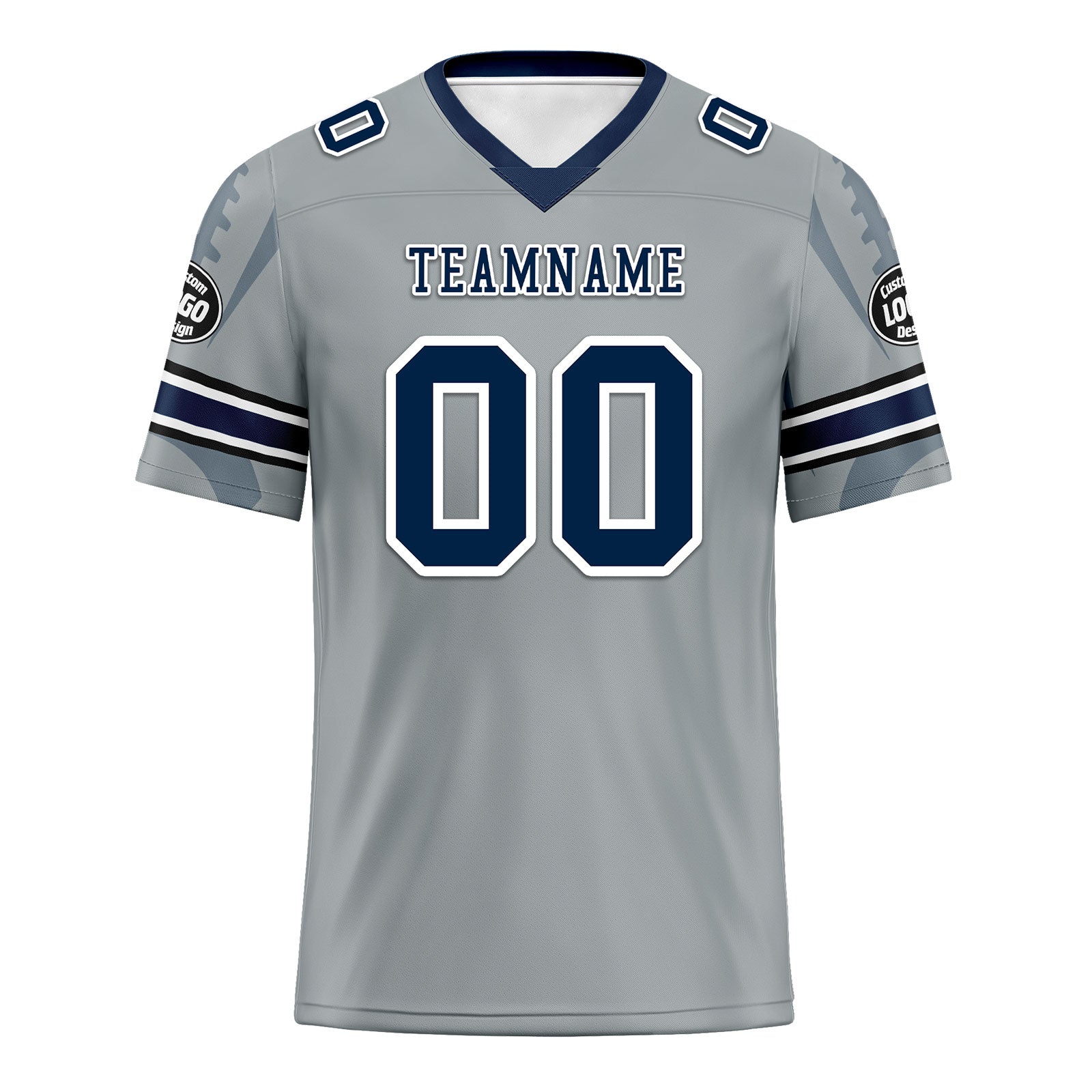Custom Gray Seattle Football Jersey and Sports Shoes Combo Offer Personalized Combo ZH-D025008-27